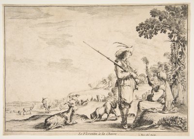 Le Florentin à la chasse, ca. 1654 da Stefano della Bella