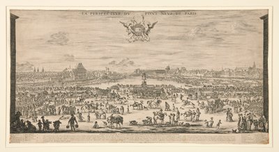 Le Pont Neuf, Parigi da Stefano della Bella