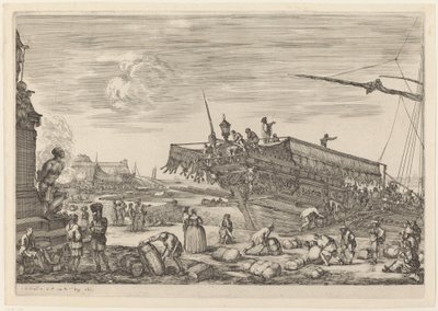 Caricamento di una Nave da Stefano della Bella