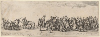 Maestro delle scuderie di Sua Eccellenza e venti servitori, 1633 da Stefano della Bella