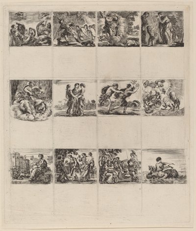 Carte da gioco mitologiche, 1644 da Stefano della Bella