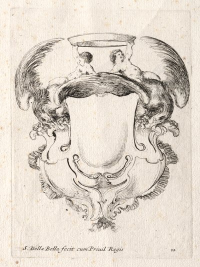 Nuovo Modello per un Cartiglio da Stefano della Bella