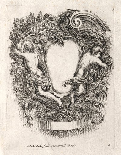 Nuovo Modello per un Cartiglio da Stefano della Bella