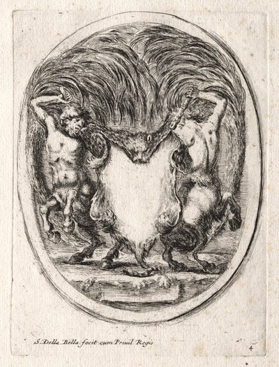 Nuovo modello per un cartiglio, 1647 da Stefano della Bella