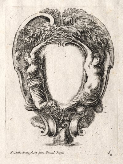 Nuovo modello per un cartiglio, 1647 da Stefano della Bella