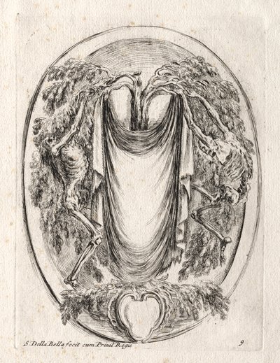Nuovo modello per un cartiglio, 1647 da Stefano della Bella