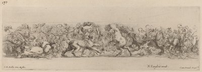 Fregio ornamentale con vite, probabilmente 1648 da Stefano della Bella