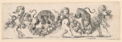 Ornamenti di fregi e fogliami da Stefano della Bella