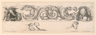 Ornamenti di fregi e fogliami da Stefano della Bella
