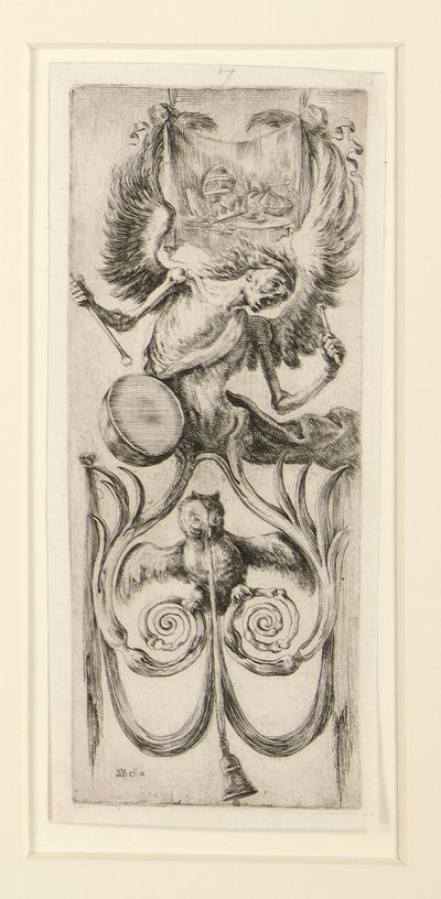 Ornamenti o grottesche, serie di dodici da Stefano della Bella