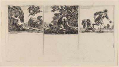 Perseo e Andromeda; Cefalo e Procri; Ippomene e Atalanta da Stefano della Bella