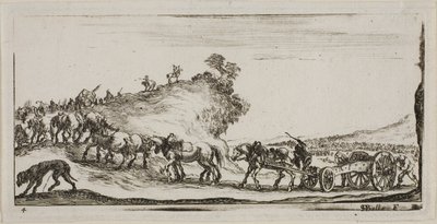 Tavola quattro da Disegni di diversi movimenti di soldati da Stefano della Bella