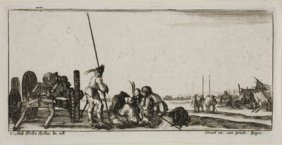Tavola nove da Disegni di diversi movimenti di soldati da Stefano della Bella