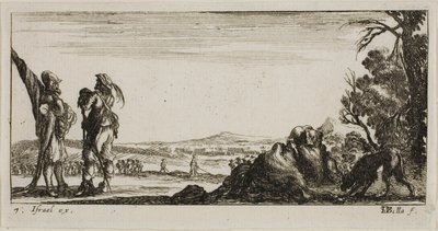 Tavola sette da Disegni di diversi movimenti di soldati da Stefano della Bella