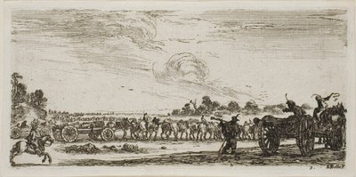 Tavola tre da Disegni di diversi movimenti di soldati da Stefano della Bella