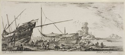 Piastra tre da vari argini da Stefano della Bella