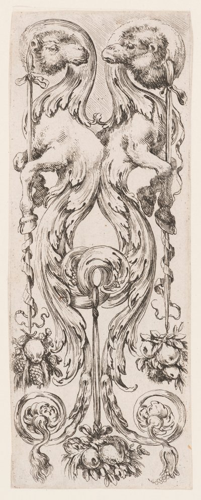 Piatto, da Ornamenti o Grottesche da Stefano della Bella