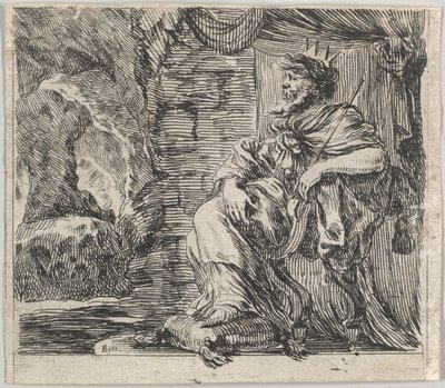 Plutone, dal Gioco della Mitologia da Stefano della Bella