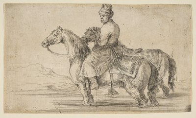 Cavaliere polacco che lava i cavalli da Stefano della Bella