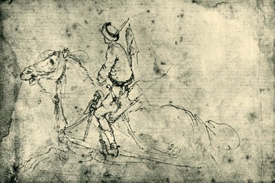 Cavaliere polacco, 1633-1634, 1943 da Stefano della Bella