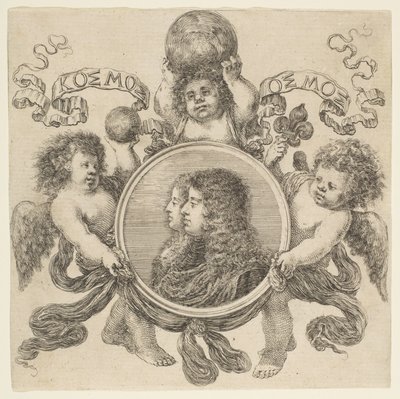 Ritratto di Cosimo de Medici e Marguerite Louise d