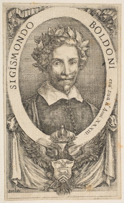 Ritratto del poeta Sigismond Boldoni da Stefano della Bella