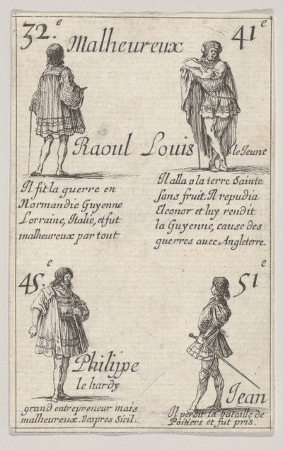 Raoul ... Louis il Giovane..., da Il gioco dei re di Francia da Stefano della Bella
