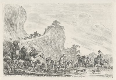 Viaggio di Giacobbe in Egitto da Stefano della Bella