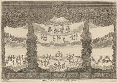 Sesta Scena di Tutto Cielo, 1637 da Stefano della Bella