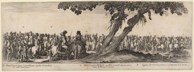 Gentiluomini spagnoli, cavalieri polacchi e francesi, 1633 da Stefano della Bella