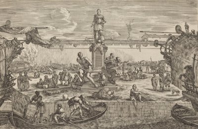 Statua di Ferdinando I, probabilmente c. 1654-1655 da Stefano della Bella