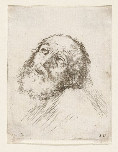 Testa di San Pietro penitente da Stefano della Bella