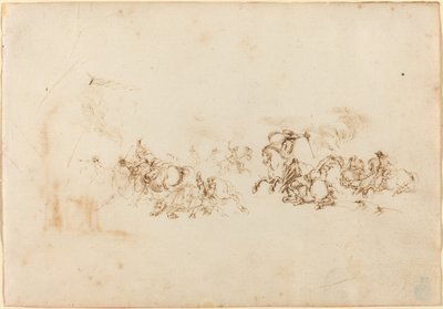 Il Combattimento di Cavalleria da Stefano della Bella