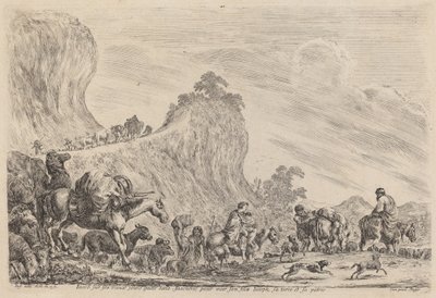 La partenza di Giacobbe per l
