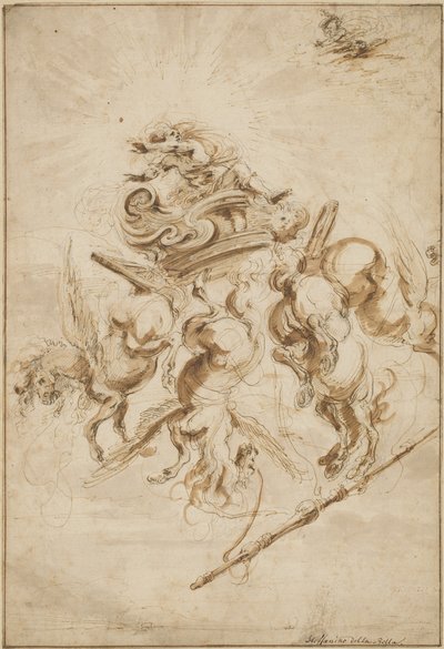 La caduta di Fetonte da Stefano della Bella