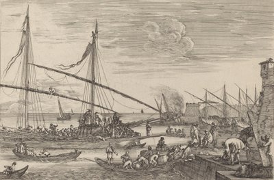 Le fortificazioni di Livorno, probabilmente c. 1654-1655 da Stefano della Bella