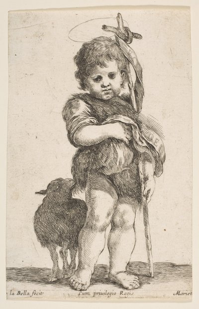 Il Bambino San Giovanni Battista che solleva la sua veste da Stefano della Bella