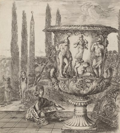 Il vaso dei Medici, 1656 da Stefano della Bella