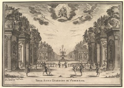 Terza scena, il giardino di Venere, da 