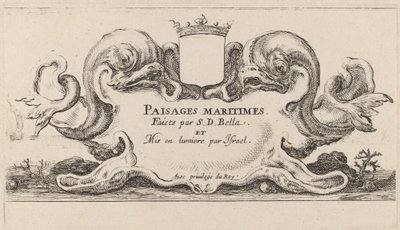 Pagina del titolo per Paysages maritimes da Stefano della Bella