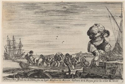 Pagina del Titolo per "Vedute dei Porti del Mare" da Stefano della Bella