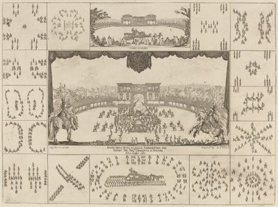Torneo eseguito a Firenze per il matrimonio del Granduca Ferdinando II, 1637 da Stefano della Bella