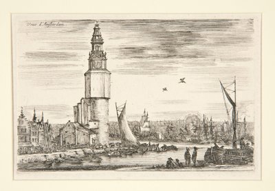 Veduta di Amsterdam, dalla serie Vedute di porti marittimi da Stefano della Bella