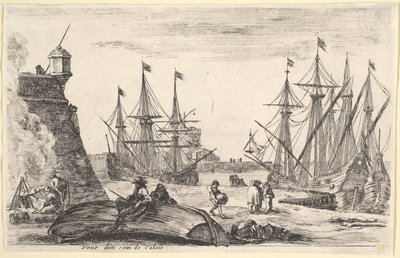 Veduta di una parte di Calais (Veue d