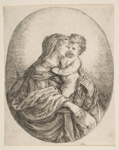 Vergine che abbraccia il Bambino Gesù, ca. 1641 da Stefano della Bella