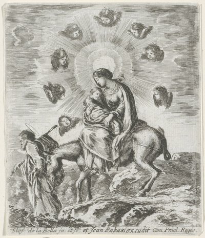 Fuga in Egitto da Stefano della Bella