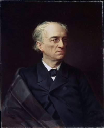 Ritratto del poeta russo Fyodor Ivanovich Tyutchev da Stepan Fyodorovich Alexandrovsky