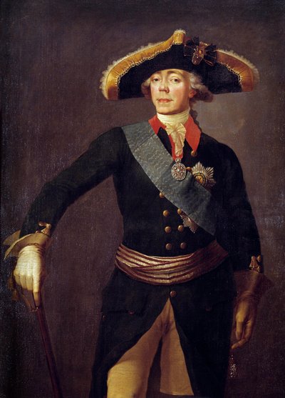 Ritratto di Paolo I, Imperatore di Russia da Stepan Semenovich Shchukin