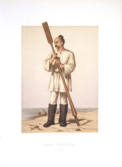 Il vestito del Gran Principe Sviatoslav I di Kiev da Stepan Stepanovich Strekalov