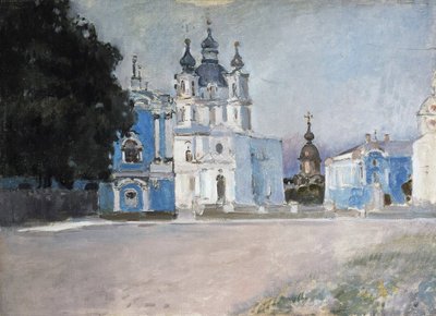 Il convento Smolny a San Pietroburgo da Stepan Yaremich